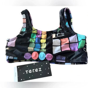 NWT Kids Terez Makeup Swim Top